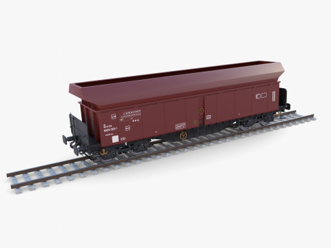 CFR Fals Self Discharger Rail Car v2 Modelo 3D