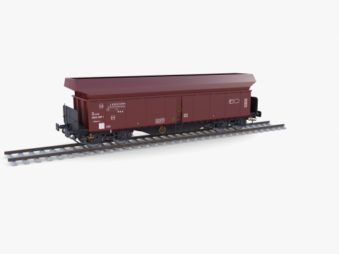 CFR Fals Self Discharger Rail Car v2 3D मॉडल