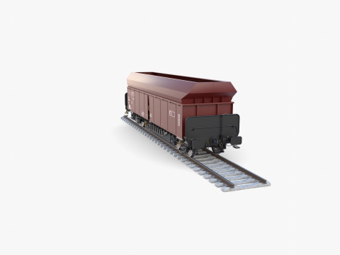 CFR Fals Self Discharger Rail Car v2 3D मॉडल