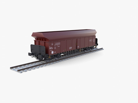 CFR Fals Self Discharger Rail Car v2 3D मॉडल
