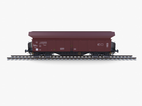 CFR Fals Self Discharger Rail Car v2 3D मॉडल
