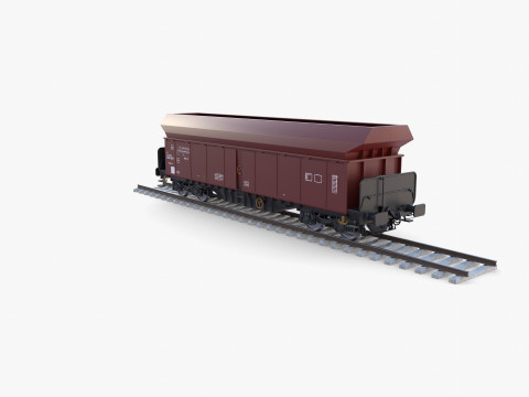 CFR Fals Self Discharger Rail Car v2 3D मॉडल