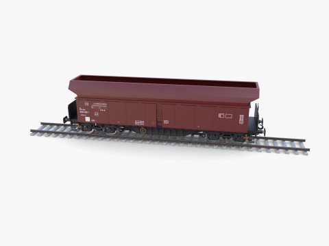 CFR Fals Self Discharger Rail Car v2 3D मॉडल