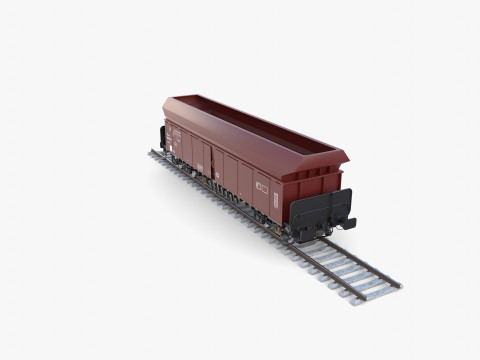 CFR Fals Self Discharger Rail Car v2 3D मॉडल