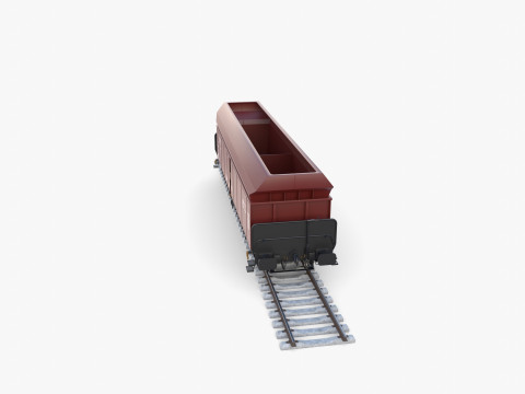 CFR Fals Self Discharger Rail Car v2 3D मॉडल