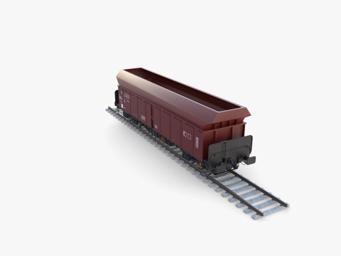 CFR Fals Self Discharger Rail Car v2 3D मॉडल