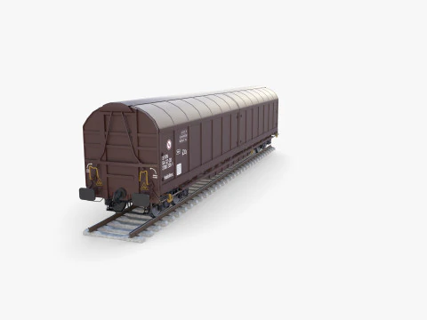 CFR Habis Sliding Door Wagon 339 Rail Car v2 3D Model