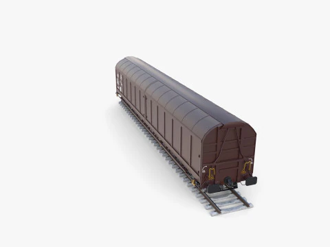 CFR Habis Sliding Door Wagon 339 Rail Car v2 3D Model