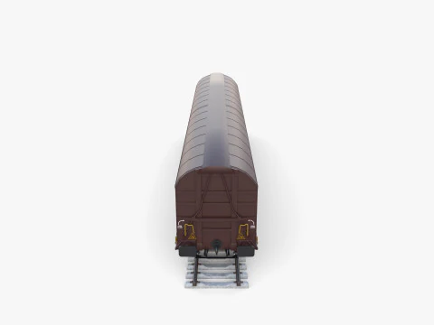 CFR Habis Sliding Door Wagon 339 Rail Car v2 3D Model