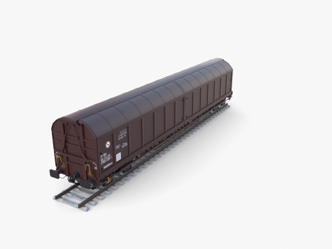 CFR Habis Sliding Door Wagon 339 Rail Car v2 Modèle 3D