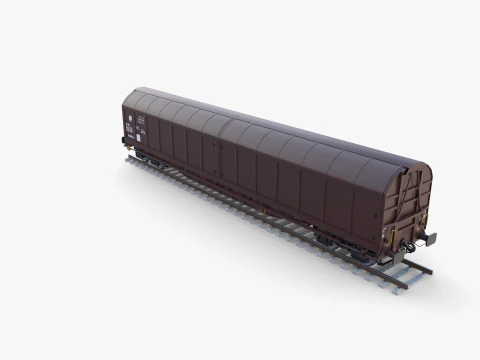 CFR Habis Sliding Door Wagon 339 Rail Car v2 3D Model