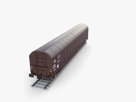 CFR Habis Sliding Door Wagon 339 Rail Car v2 3D Model