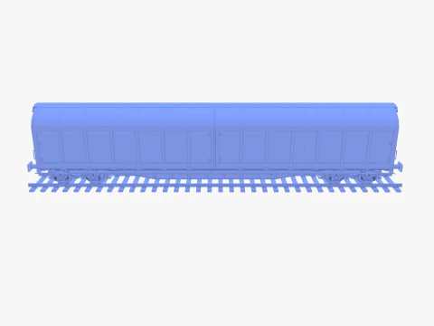 CFR Habis Sliding Door Wagon 339 Rail Car v2 3D Model