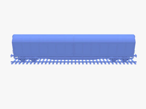 CFR Habis Sliding Door Wagon 339 Rail Car v2 3D Model