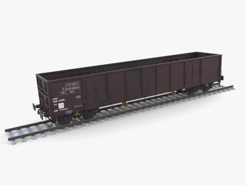 CFR Open Box Rail Car v1 Modelo 3D