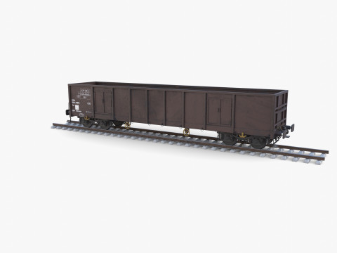 CFR Open Box Rail Car v1 3D मॉडल