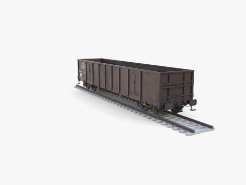 CFR Open Box Rail Car v1 3D मॉडल