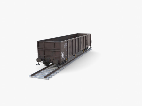 CFR Open Box Rail Car v1 3D मॉडल