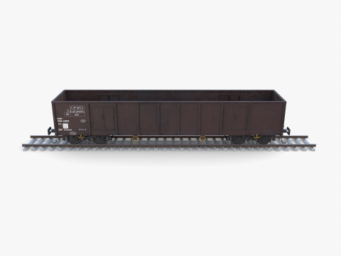 CFR Open Box Rail Car v1 3D मॉडल