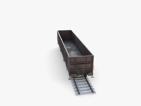 CFR Open Box Rail Car v1 3D मॉडल