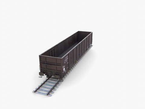 CFR Open Box Rail Car v1 3D मॉडल