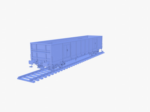 CFR Open Box Rail Car v1 3D मॉडल