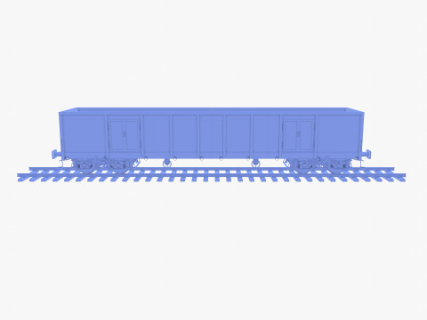 CFR Open Box Rail Car v1 3D मॉडल