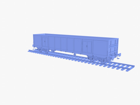 CFR Open Box Rail Car v1 3D मॉडल