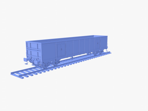 CFR Open Box Rail Car v1 3D मॉडल