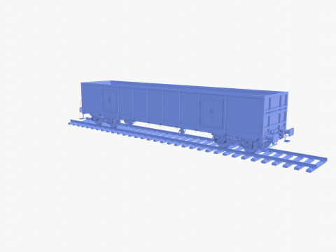CFR Open Box Rail Car v1 3D मॉडल