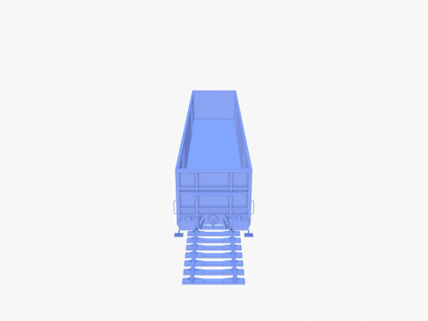 CFR Open Box Rail Car v1 3D मॉडल