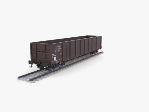 CFR Open Box Rail Car v2 3D Модель