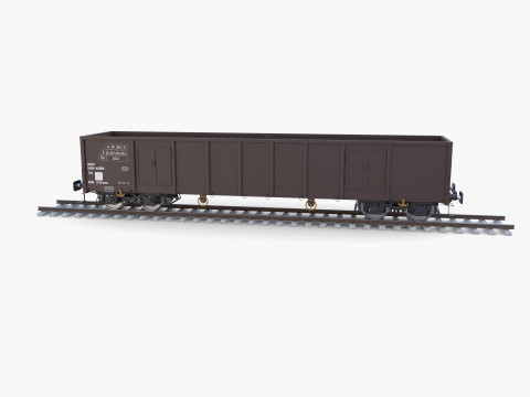CFR Open Box Rail Car v2 3D Модель