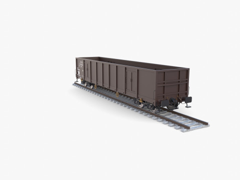 CFR Open Box Rail Car v2 3D Модель