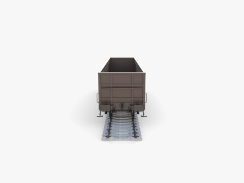 CFR Open Box Rail Car v2 3D Модель