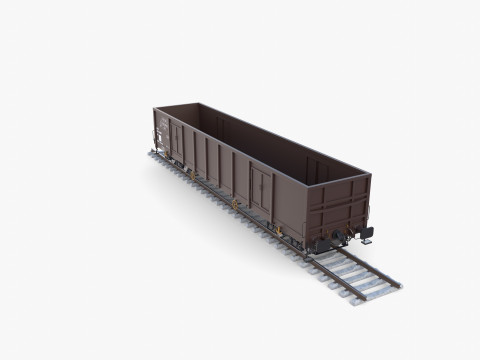 CFR Open Box Rail Car v2 3D Модель