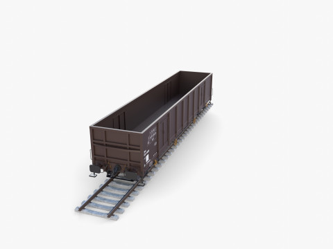 CFR Open Box Rail Car v2 3D Модель
