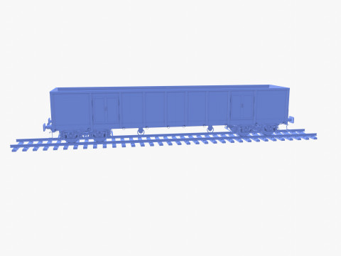 CFR Open Box Rail Car v2 3D Модель