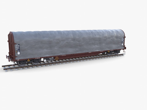 CFR Sliding Tarp Rail Car v1 Modelo 3D