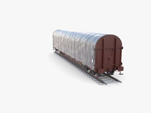CFR Sliding Tarp Rail Car v1 Modelo 3D