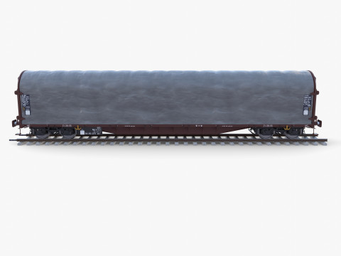 CFR Sliding Tarp Rail Car v1 Modelo 3D