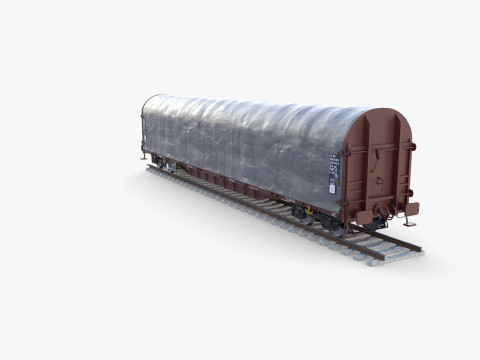 CFR Sliding Tarp Rail Car v1 Modelo 3D