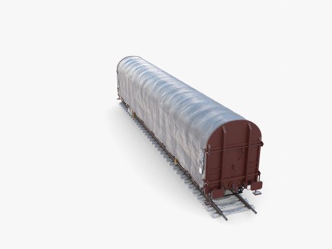 CFR Sliding Tarp Rail Car v1 Modelo 3D