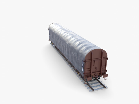 CFR Sliding Tarp Rail Car v1 Modelo 3D