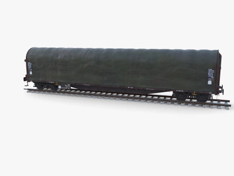 CFR Sliding Tarp Rail Car v2 3D Model