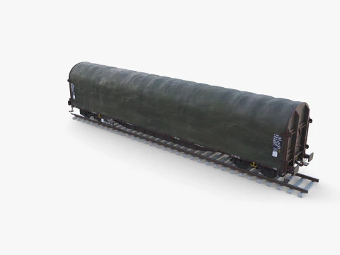 CFR Sliding Tarp Rail Car v2 3D Model