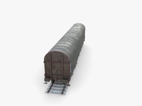 CFR Sliding Tarp Rail Car v2 3D Model