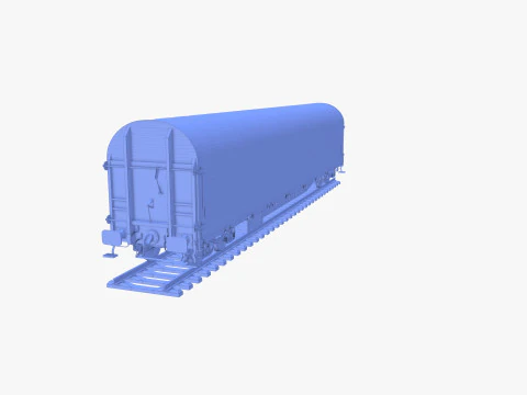 CFR Sliding Tarp Rail Car v2 3D Model