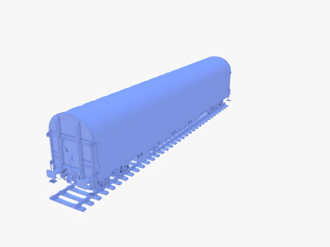 CFR Sliding Tarp Rail Car v2 3D Model