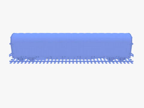 CFR Sliding Tarp Rail Car v2 3D Model
